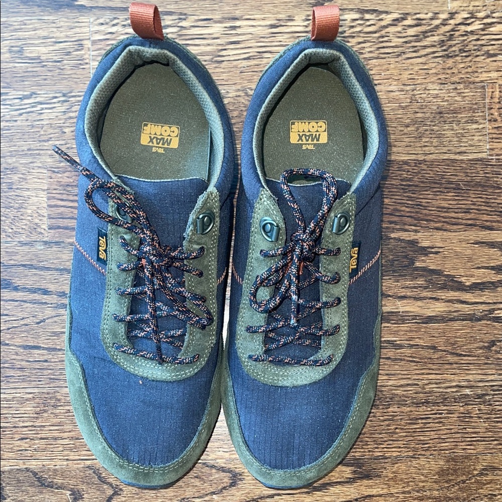 Teva Men's Navy and Olive Shoes
